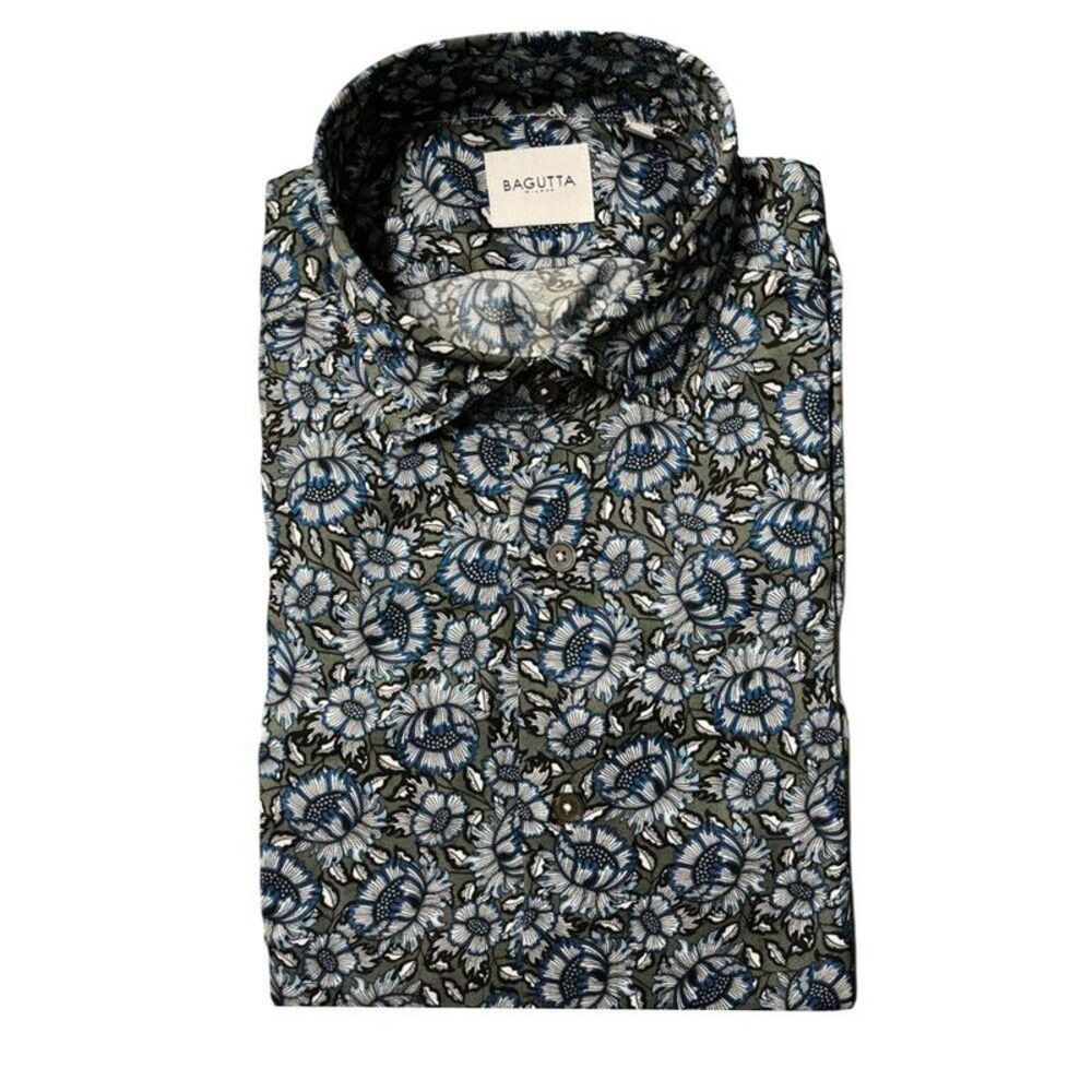 Bagutta Cotton Casual Shirt Men Multicolor Shirts